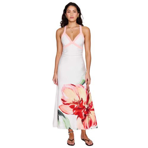 MINKPINK Zinnia Cross Back Midi Dress